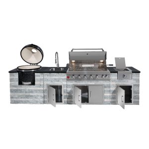 weatherproof outdoor kitchen