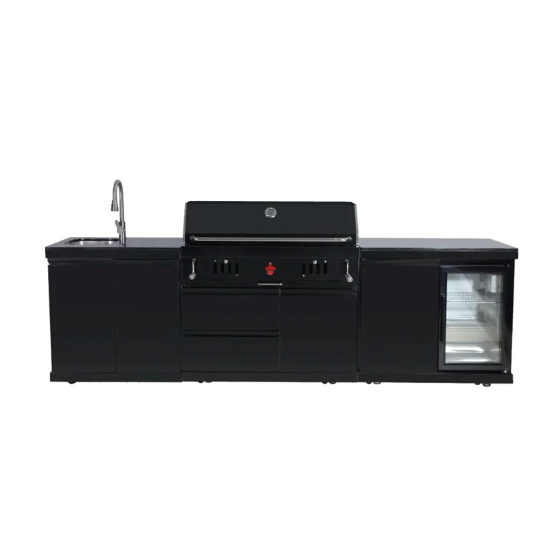 built in outdoor kitchen units