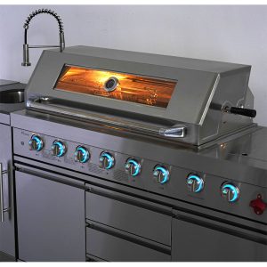 luxury outdoor cooking station
