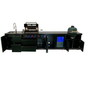 outdoor kitchen cabinet system