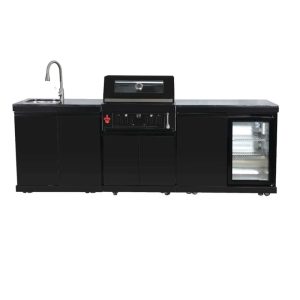 luxury backyard grill station
