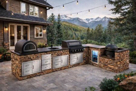 premium outdoor kitchen cabinet
