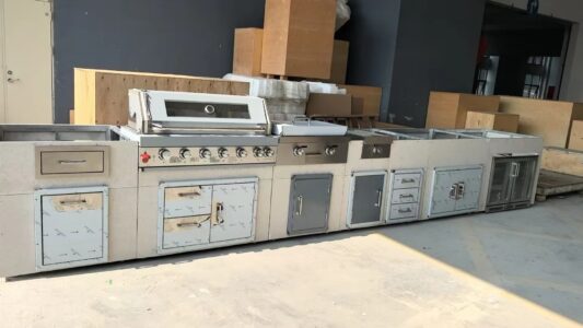 modular outdoor cooking station