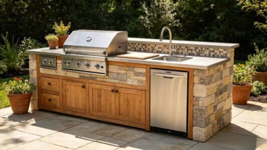 Stainless Steel Outdoor Kitchen Cabinets