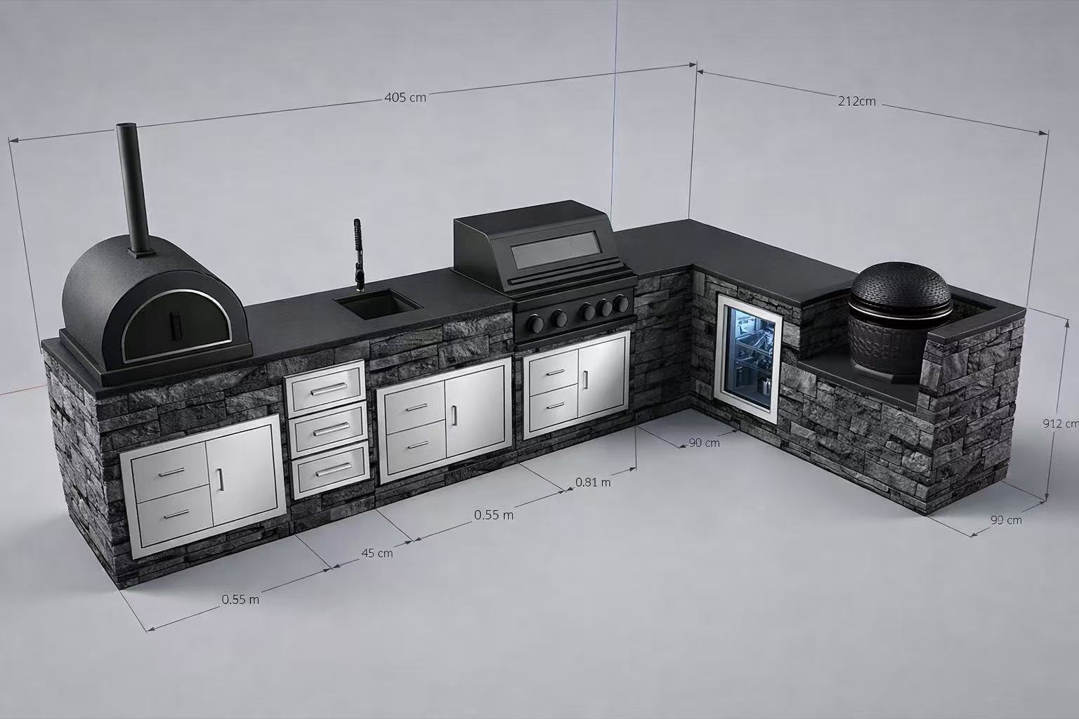 Custom Outdoor Kitchen